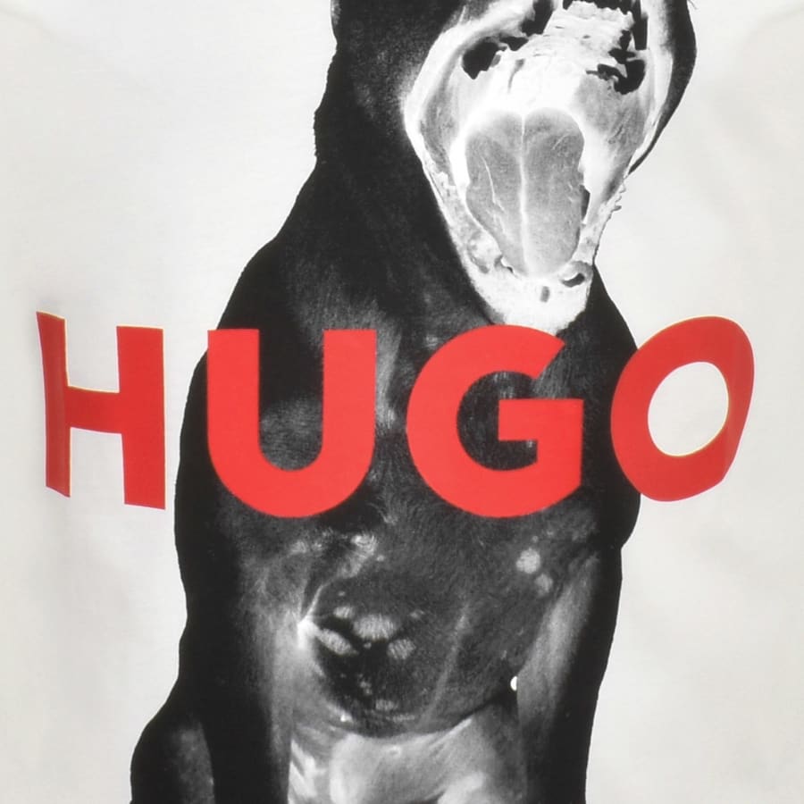 HUGO BOSS★半袖 Dayaking Animal HUGO ロゴ トップス Tシャツ HUGO Dayaking Animal Graphic T Shirt White | Mainline